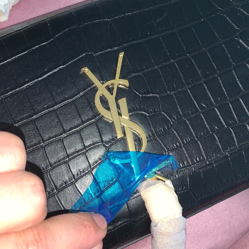 👑Sold 🅿️Ysl Saint laurent kate medium 100% - Picture 14 of 15